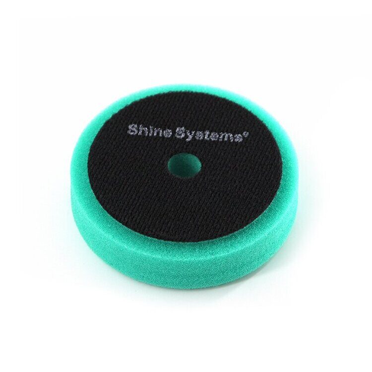 Shine Systems RO Foam Pad Green полировальный круг твердый зеленый, 75 мм