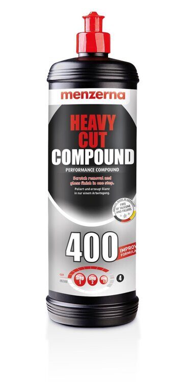 MENZERNA Heavy Cut Compound 400 Паста полировальная универсальная высокоабразивная улучшенная 1л